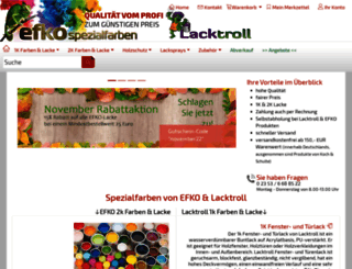 efko-spezialfarben.com screenshot