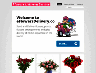 eflowersdelivery.com screenshot