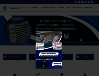 eforsalud.edu.co screenshot