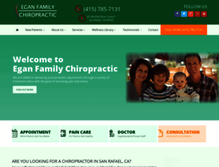 eganfamilychiropractic.com screenshot