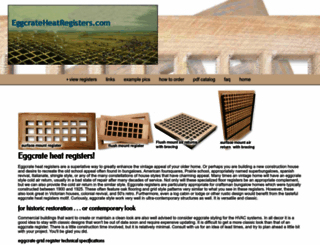 eggcrateheatregisters.com screenshot
