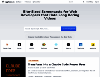 egghead.io screenshot