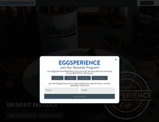 eggsperiencecafe.com screenshot
