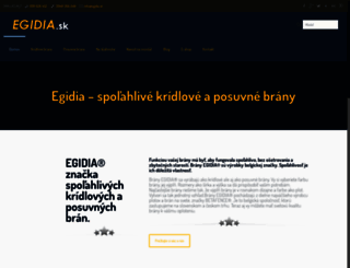 egidia.sk screenshot