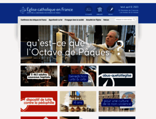eglise.catholique.fr screenshot