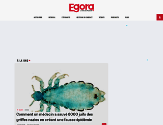 egora.fr screenshot