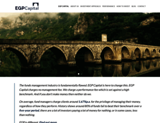 egpcapital.com.au screenshot