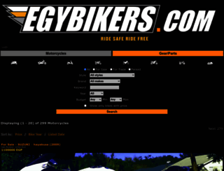 egybikers.com screenshot