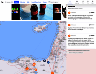 egypt.liveuamap.com screenshot