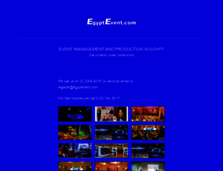 egyptevent.com screenshot