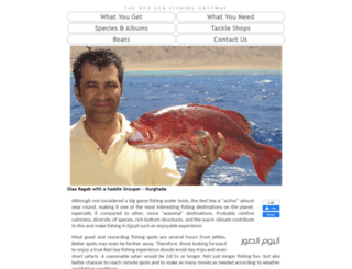 egyptfishing.com screenshot