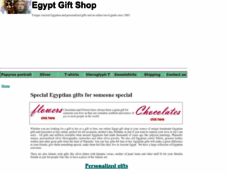 egyptgiftshop.com screenshot