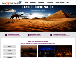 egyptguidetravel.com screenshot