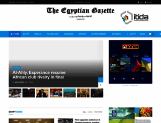 egyptian-gazette.com screenshot