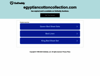 egyptiancottoncollection.com screenshot