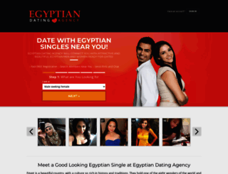 egyptiandatingagency.com screenshot
