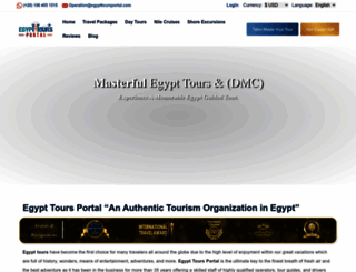 egypttoursportal.com screenshot