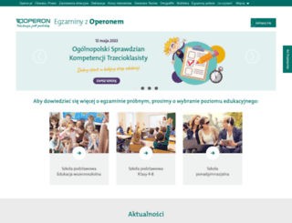 egzaminy.operon.pl screenshot