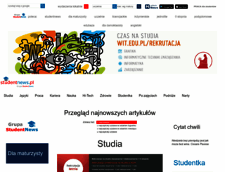 egzaminy.studentnews.pl screenshot