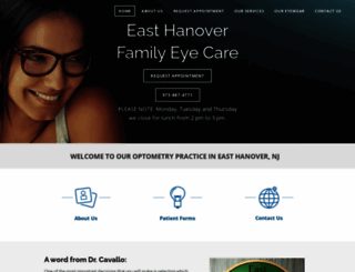ehfamilyeyecare.com screenshot