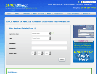 ehiccarddirect.org screenshot