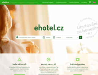 ehotel.cz screenshot