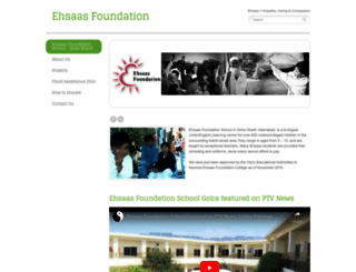 ehsaasfoundationorg.weebly.com screenshot