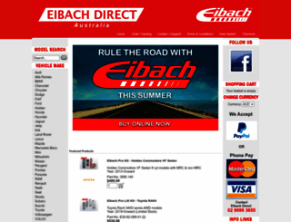 eibachdirect.com screenshot