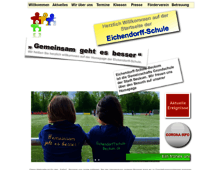 eichendorffschule-beckum.de screenshot