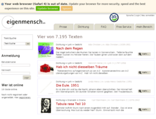 eigenmensch.as screenshot