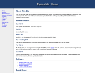 eigenstate.org screenshot