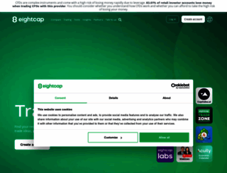 eightcap.com screenshot