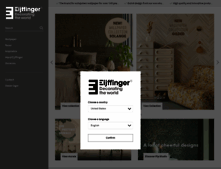 eijffinger.com screenshot
