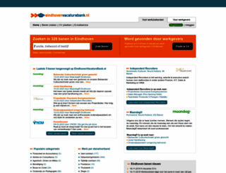 eindhovenvacaturebank.nl screenshot