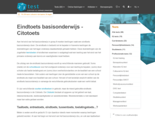 eindtoets.nl screenshot