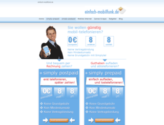 einfach-mobilfunk.de screenshot