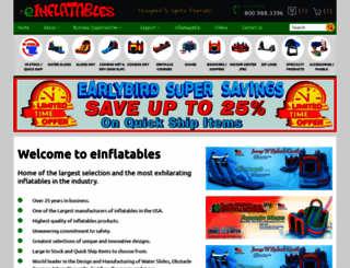 einflatables.com screenshot
