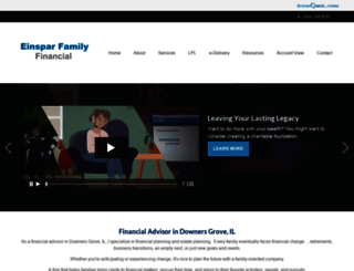 einsparfamilyfinancial.com screenshot