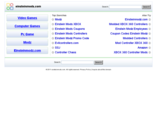 einsteinmods.com screenshot