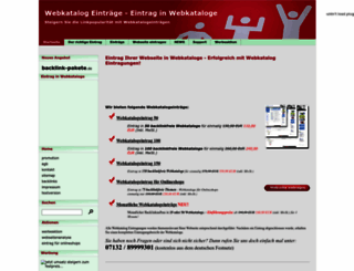 eintrag-in-webkataloge.de screenshot