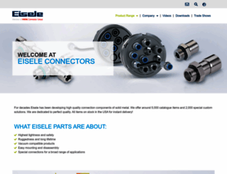 eisele-connectors.com screenshot