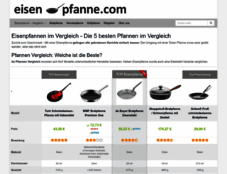 eisen-pfanne.com screenshot