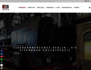 eisenbahnfreunde-berlin.net screenshot