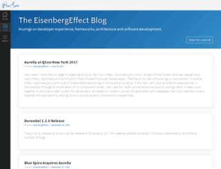 eisenbergeffect.bluespire.com screenshot