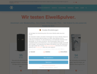 eiweisspulver-test.com screenshot
