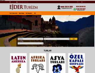 ejderturizm.com.tr screenshot