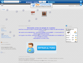 ejemplo.creatuforo.com screenshot