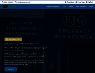 ejgpropertymanagement.com screenshot