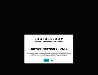 ejuice.com screenshot
