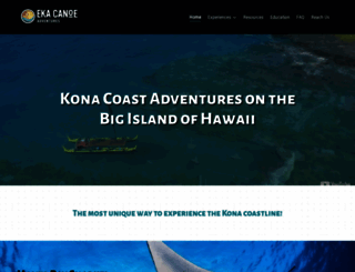 ekacanoeadventures.com screenshot